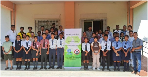 Students from various schools during the ‘Annual Summer Hobby Camp’ organised by Innovation Hub & Space Education Centre, Nagaland Science Centre (NSC) on May 24 at its  Innovation Hub, Dimapur.